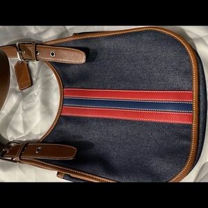 Coach denim purse.
